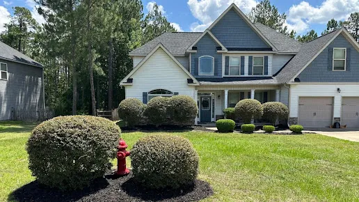 Completed lawn care project in Sanford, NC