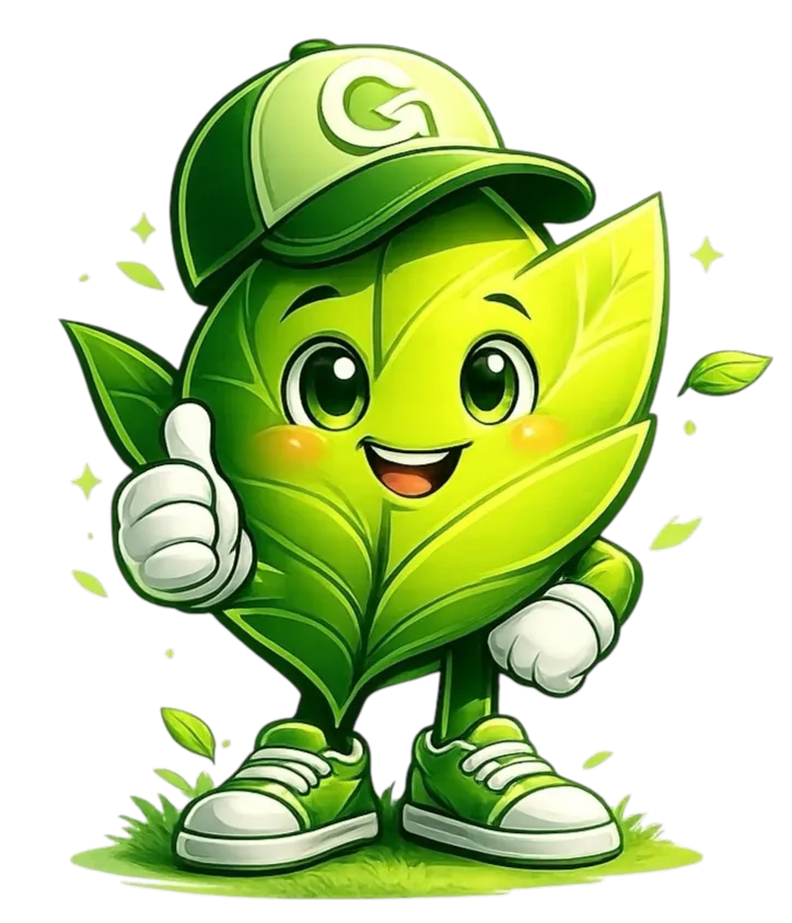 Green Garden Leafy mascot - Best value!